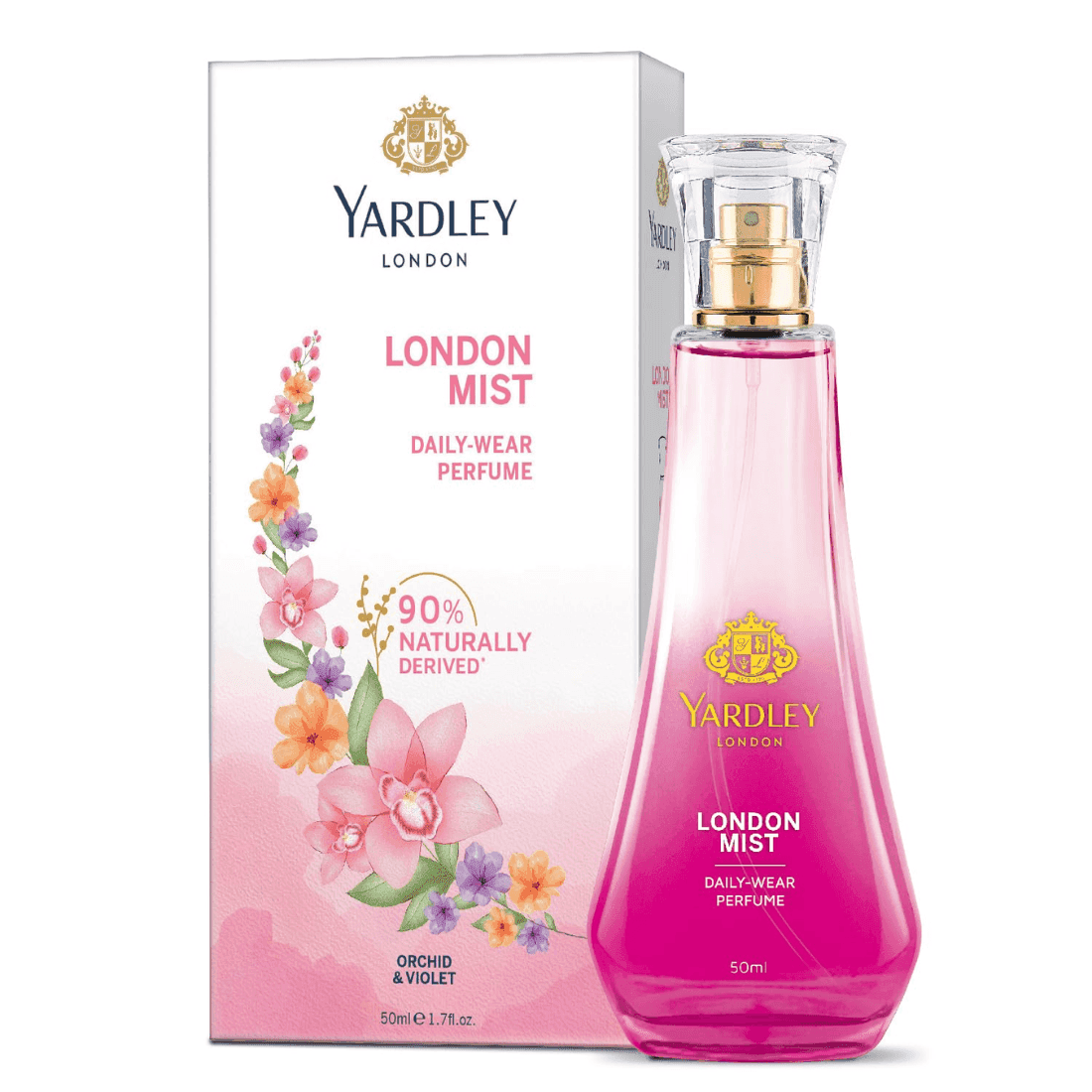 yardley london mist daily-wear perfume 50 ml