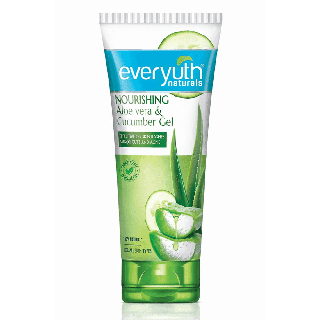 everyuth naturals nourishing aloe vera and cucumber gel 150 gm