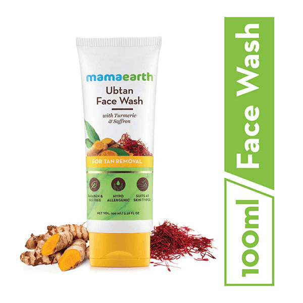 mama earth ubtan face wash 100 ml