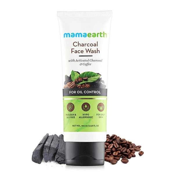 mama earth charcoal face wash 100 ml