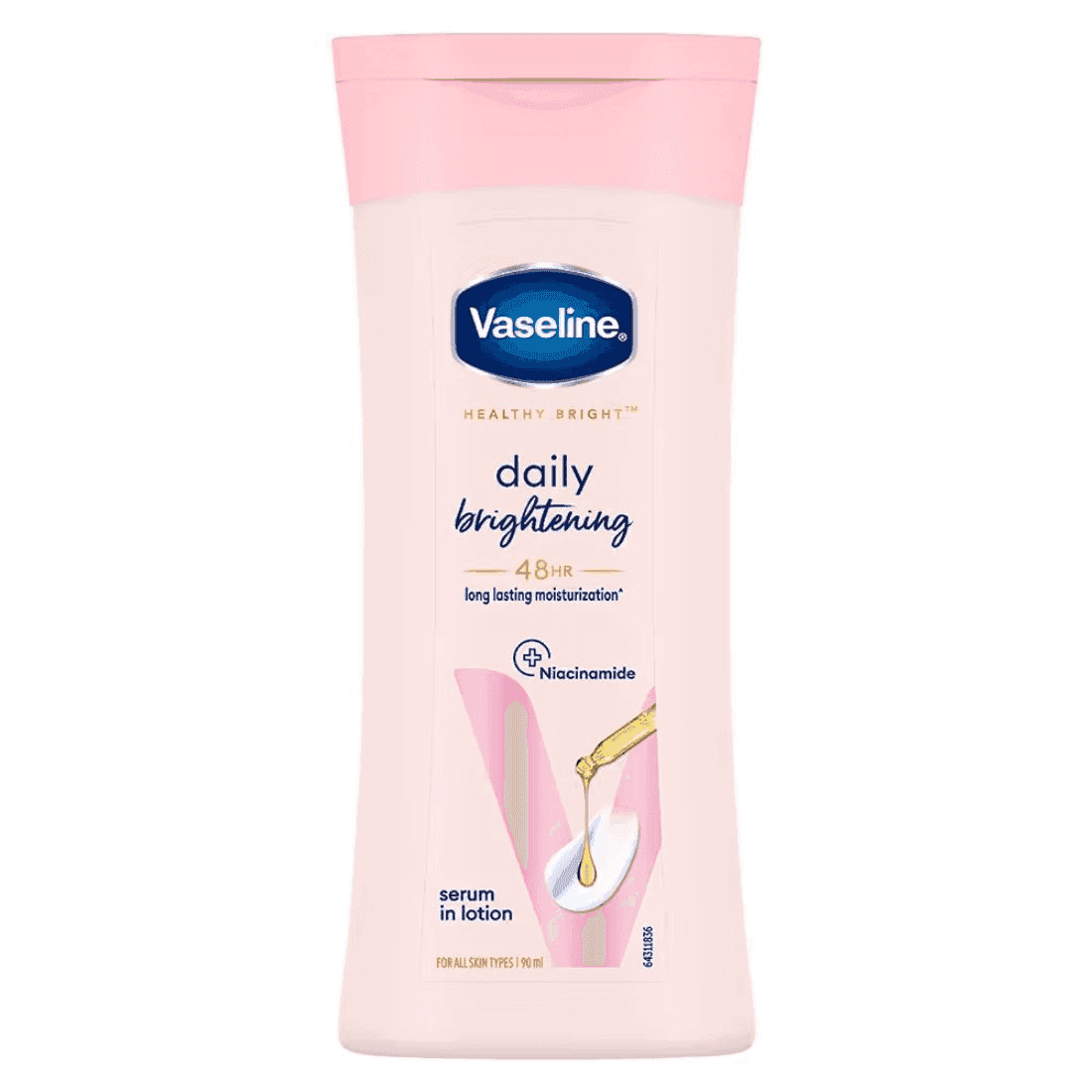 vaseline daily brightening body lotion 90 ml