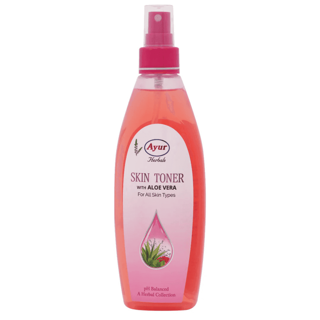 ayur aloe vera skin toner 200 ml