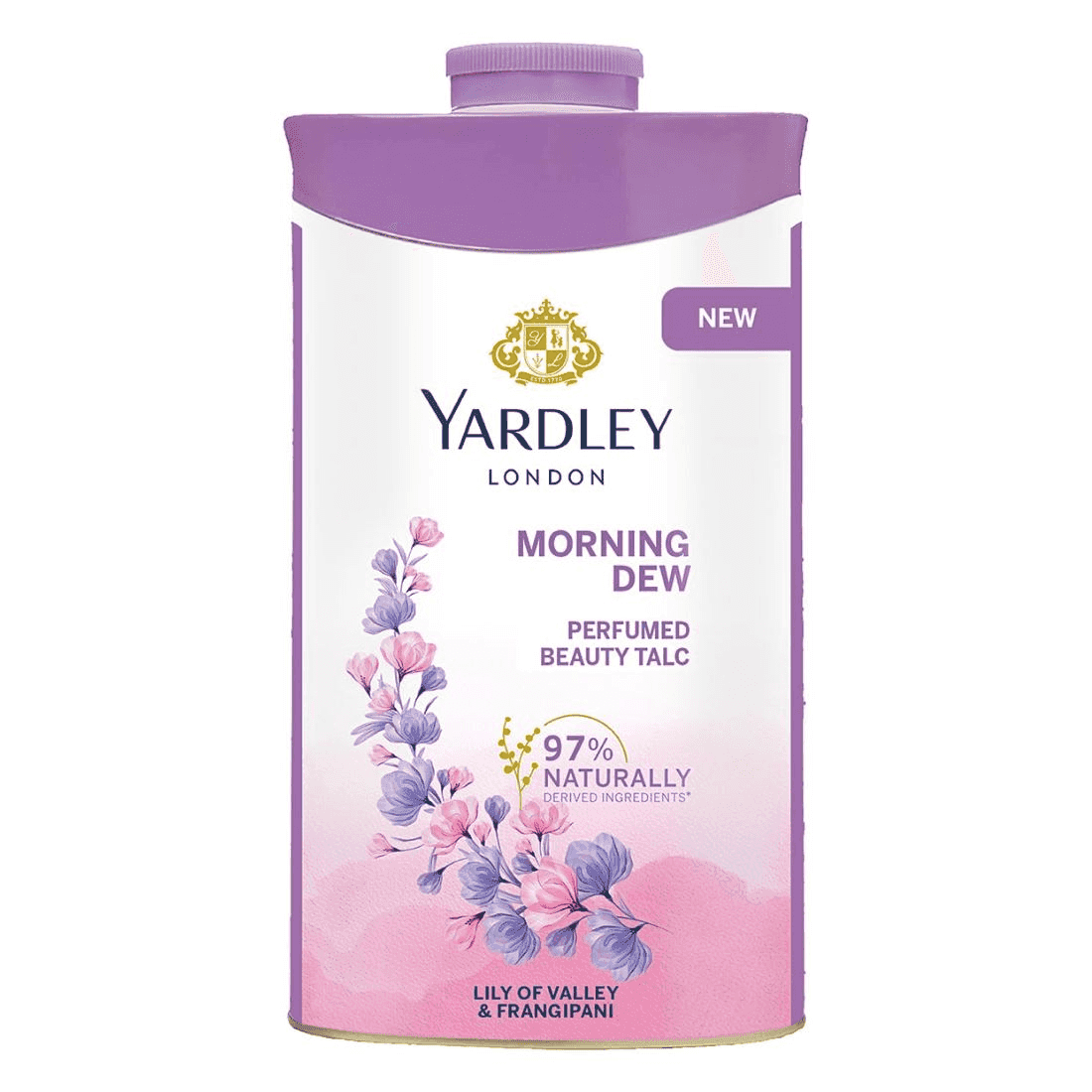 yardley morning dew perfumed beauty talc 250 gm