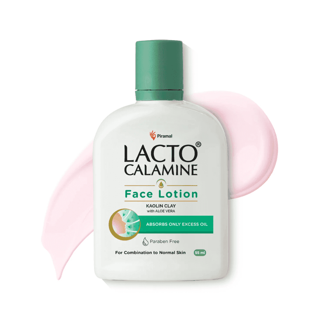 lacto calamine face lotion for normal skin (green) 55 ml
