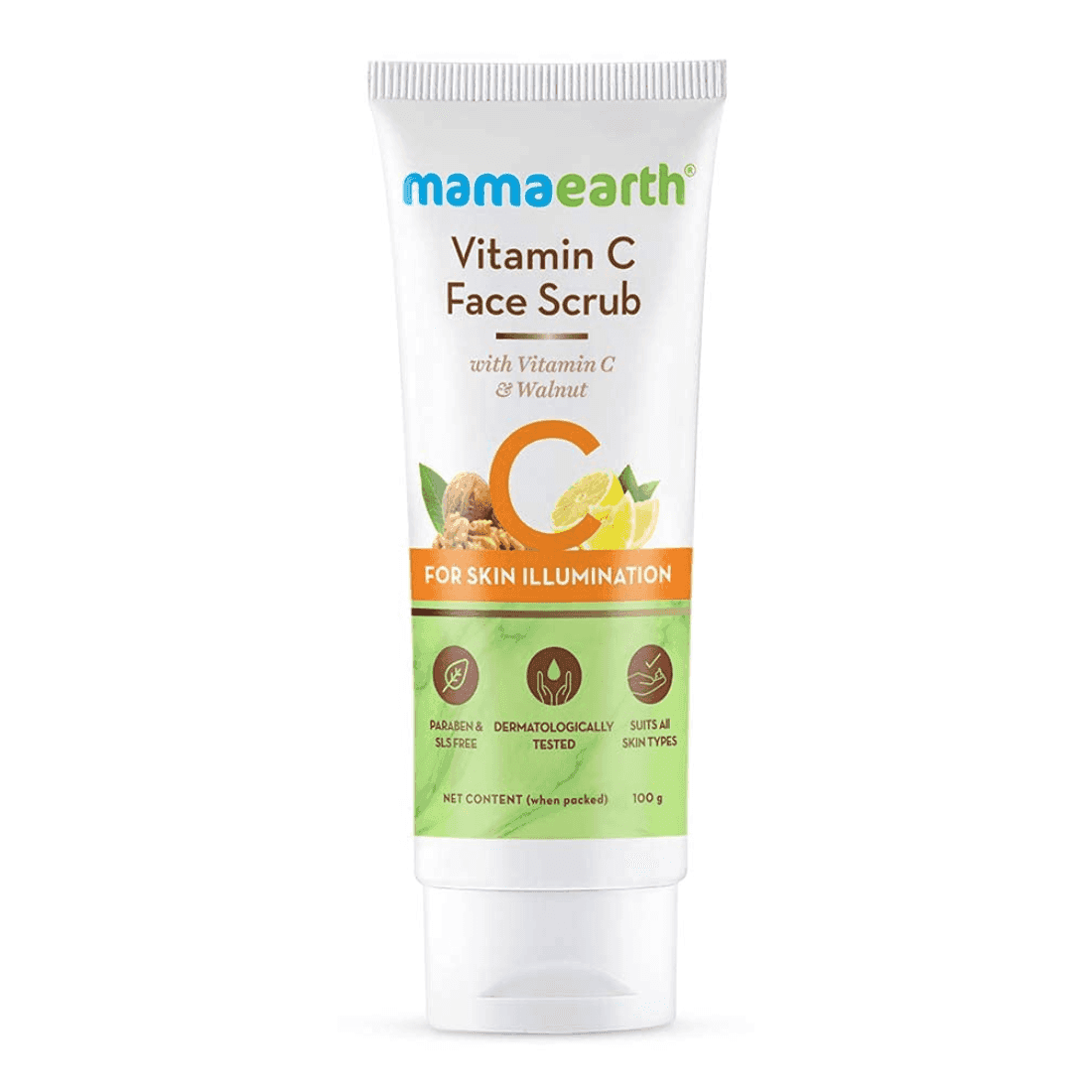 mama earth vitamin c face scrub 100 gm
