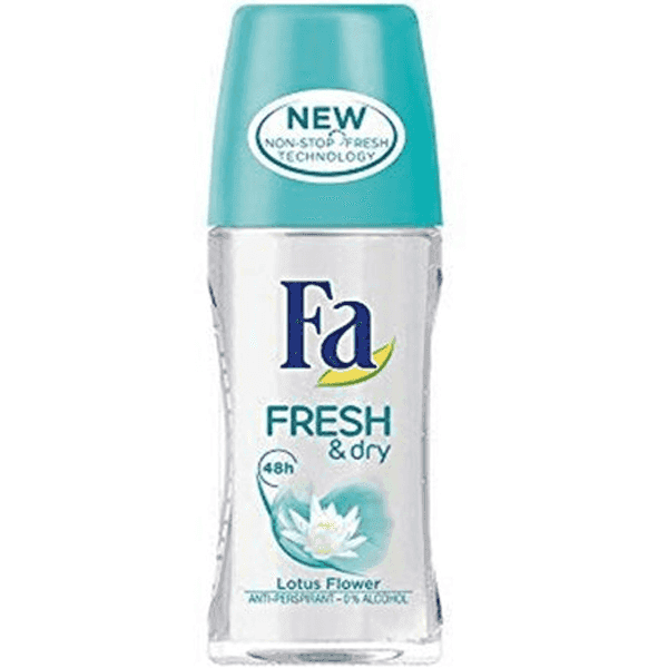 fa fresh & dry lotus flower roll on 50 ml