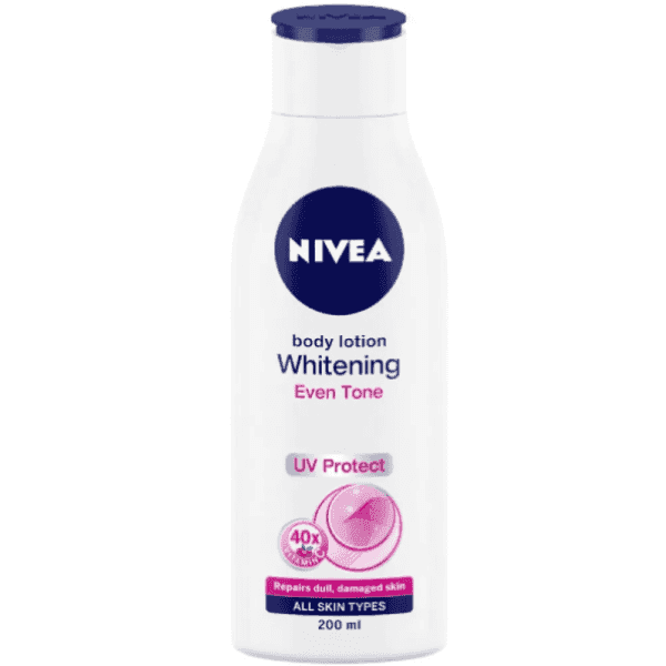 nivea whitening even tone body lotion (all skin types) 200 ml