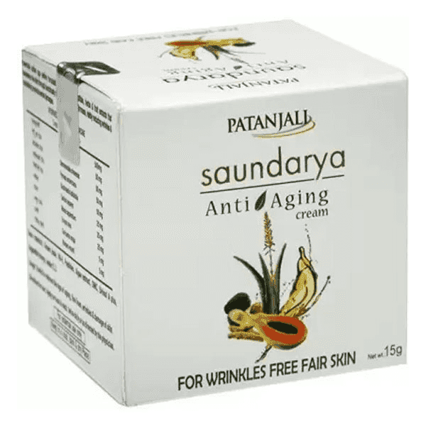 patanjali saundarya anti aging cream 15 gm